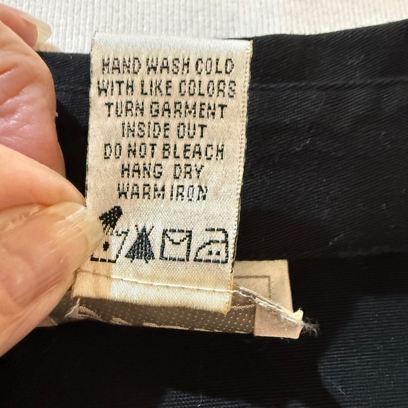 Yi Lin Black Embroidered Bird‎ Floral Denim Jacket Women's Size L - Picture 7 of 12